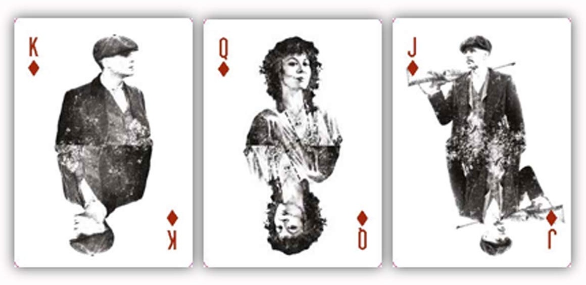 Cartes du jeu Peaky Blinders La boîte à poker